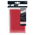 Ultra Pro - Standard Pro Matte Card Sleeves 100pk - Red - The Card Vault