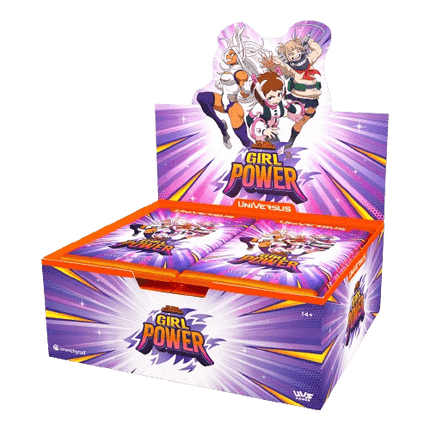 UniVersus TCG - My Hero Academia: Girl Power - Booster Box (24 Packs) - The Card Vault