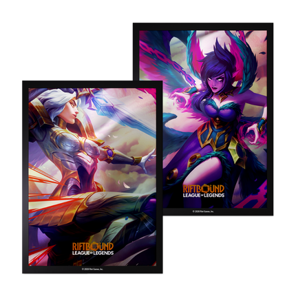 Riftbound: League of Legends TCG - Set 04 - Vendetta - Art Sleeves - Kayle vs Morgana (100pk)