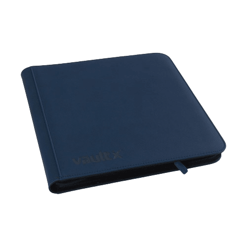 Vault X 12-Pocket Exo-Tec® XL Zip Binder - Blue - The Card Vault
