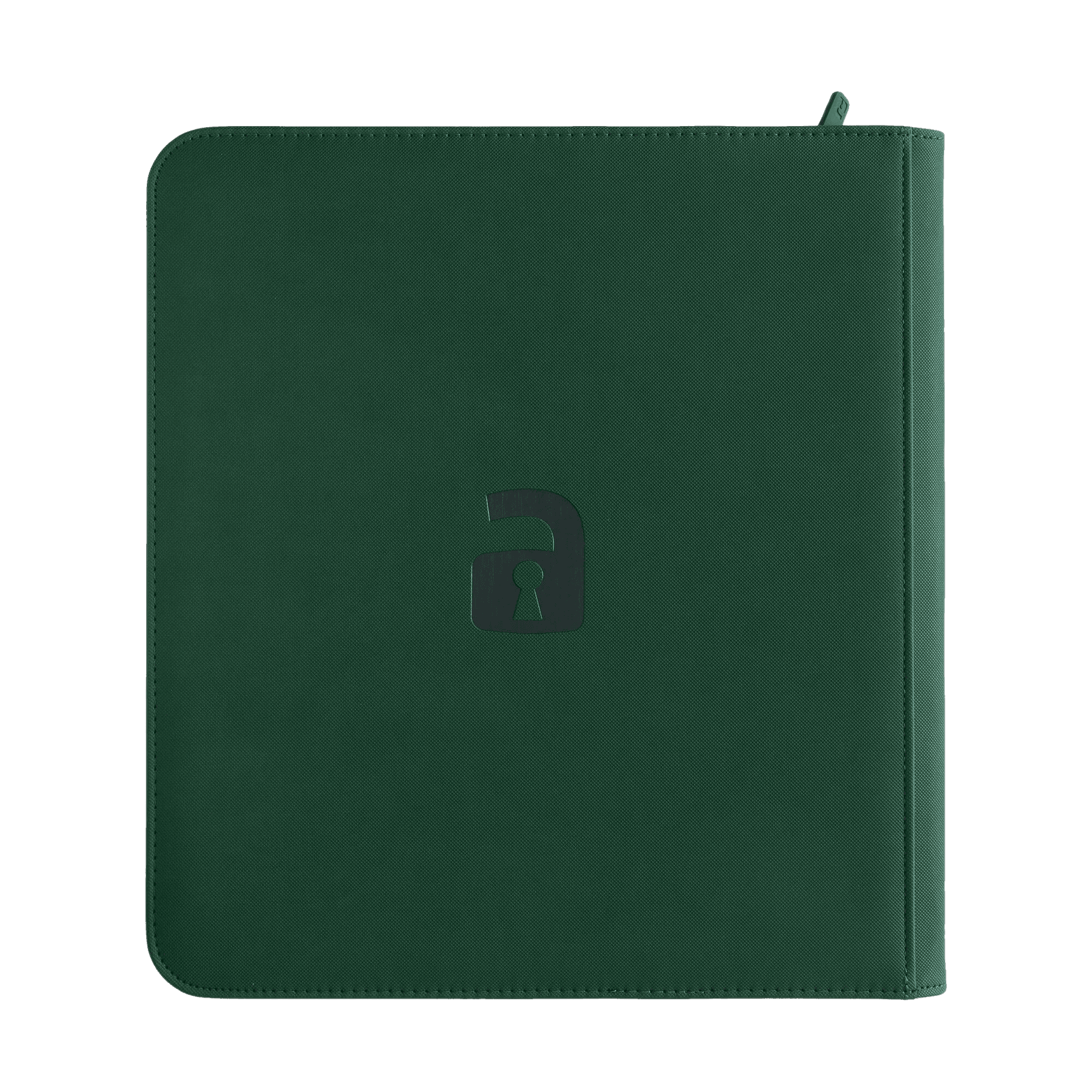 Vault X 12-Pocket Exo-Tec® Zip Binder - Green - The Card Vault