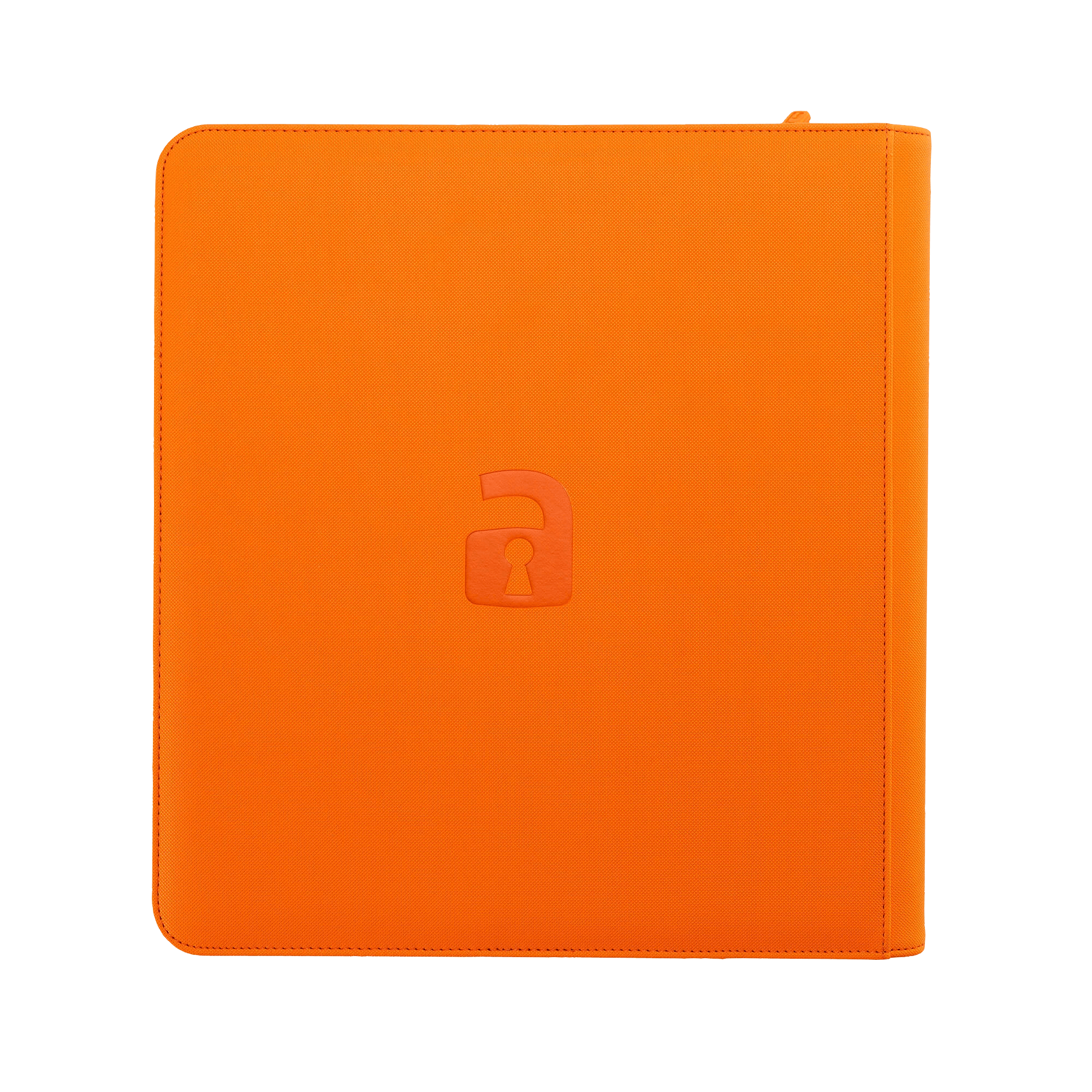 Vault X 12-Pocket Exo-Tec® Zip Binder - Just Orange - The Card Vault