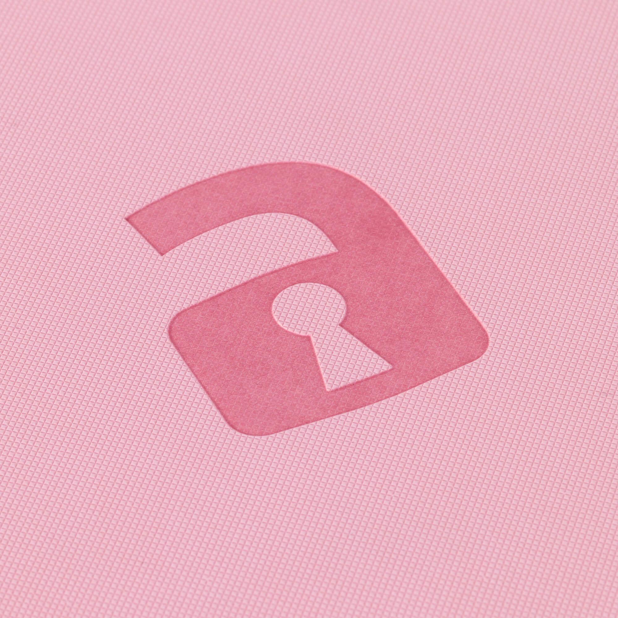 Vault X 12-Pocket Exo-Tec® Zip Binder - Just Pink - The Card Vault