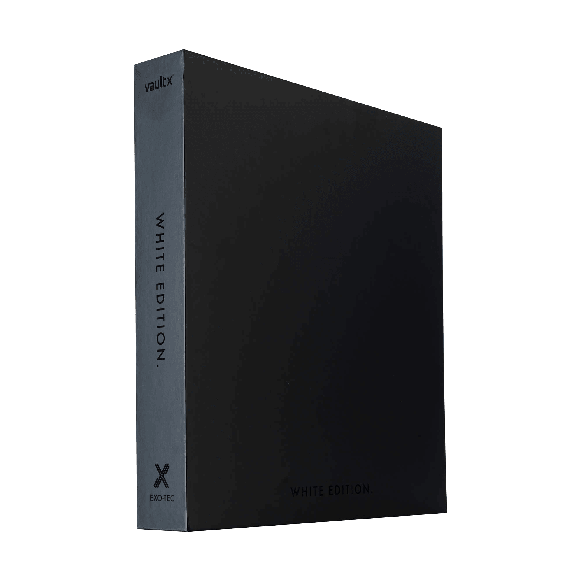 Vault X 12-Pocket Exo-Tec® Zip Binder - White Edition - The Card Vault