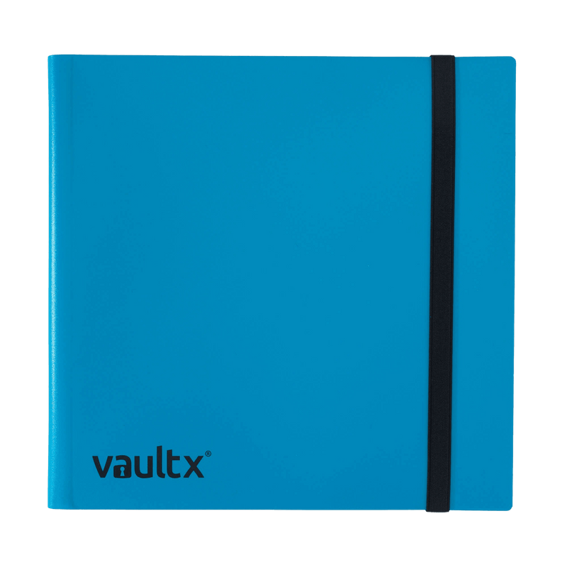 Vault X 12-Pocket Strap Binder - Blue - The Card Vault