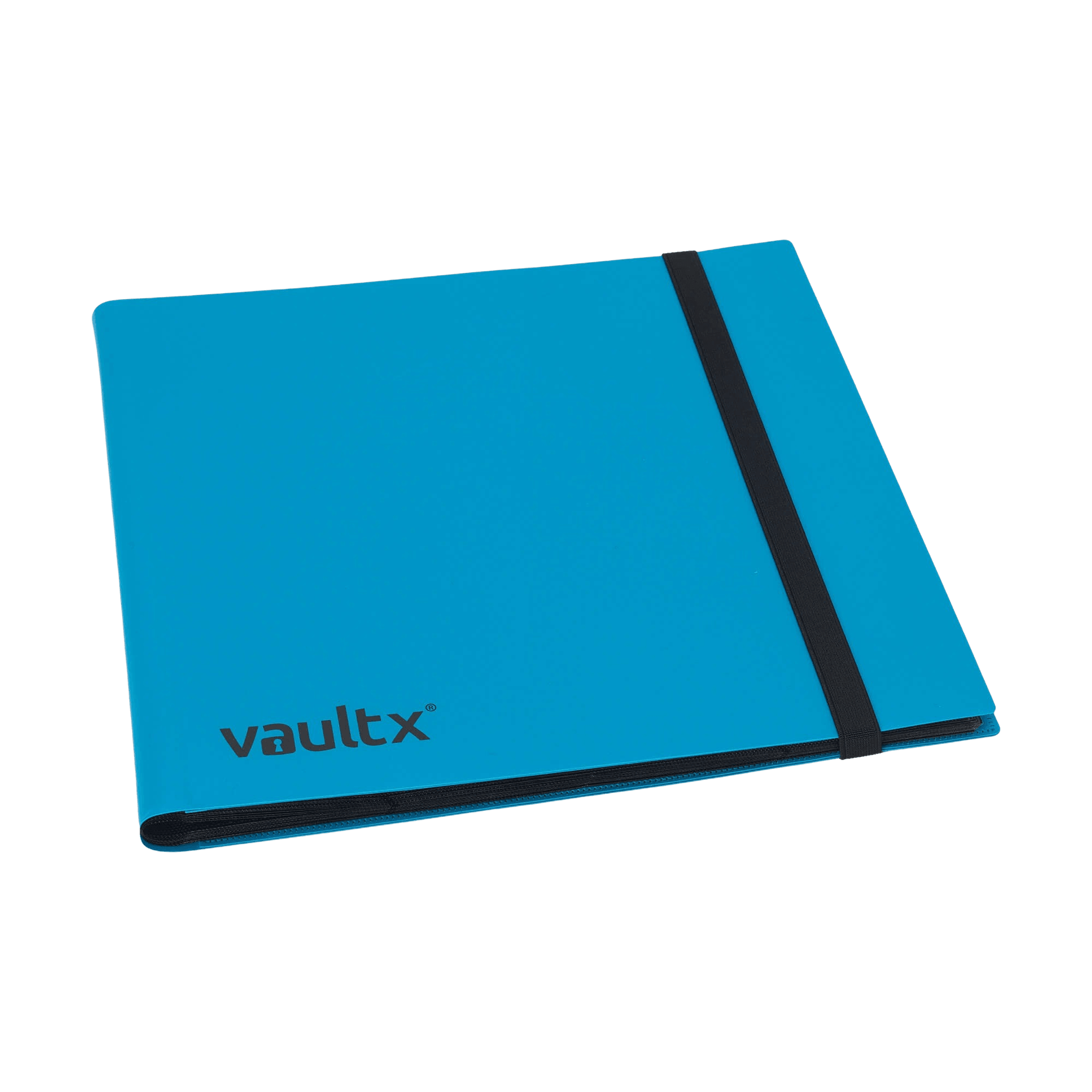 Vault X 12-Pocket Strap Binder - Blue - The Card Vault
