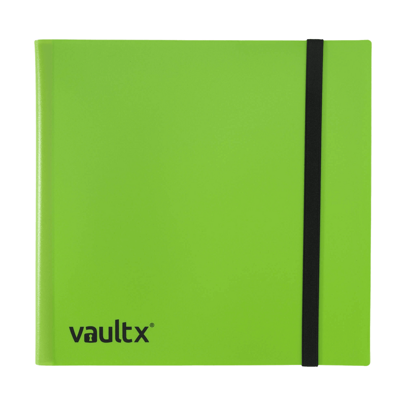 Vault X 12-Pocket Strap Binder - Green - The Card Vault