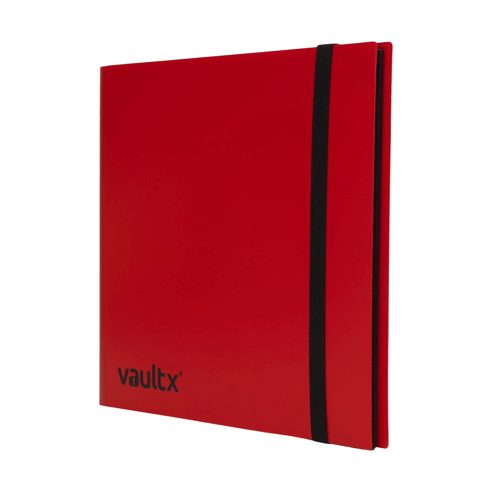 Vault X 12-Pocket Strap Binder - Red - The Card Vault