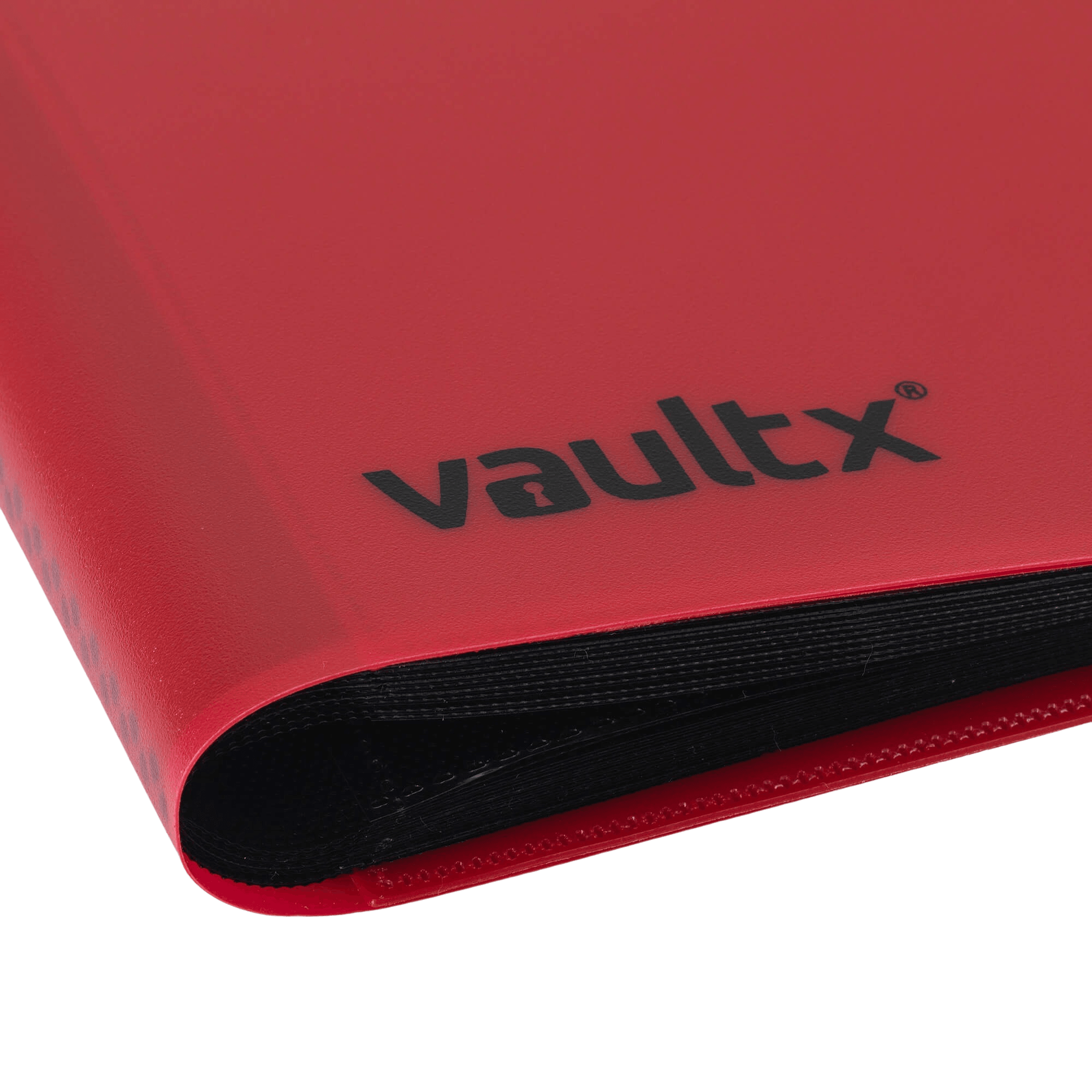 Vault X 12-Pocket Strap Binder - Red - The Card Vault