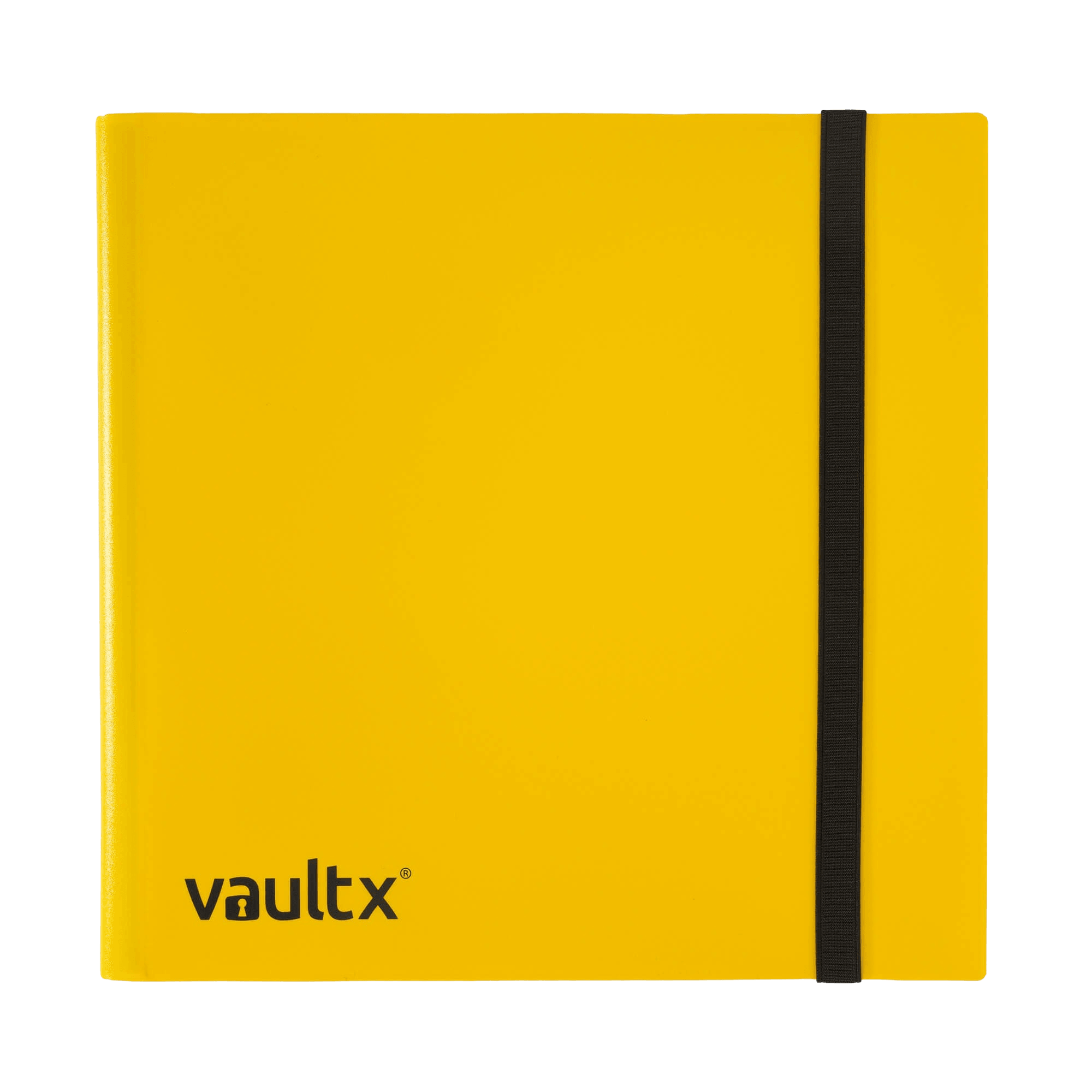 Vault X 12-Pocket Strap Binder - Yellow - The Card Vault