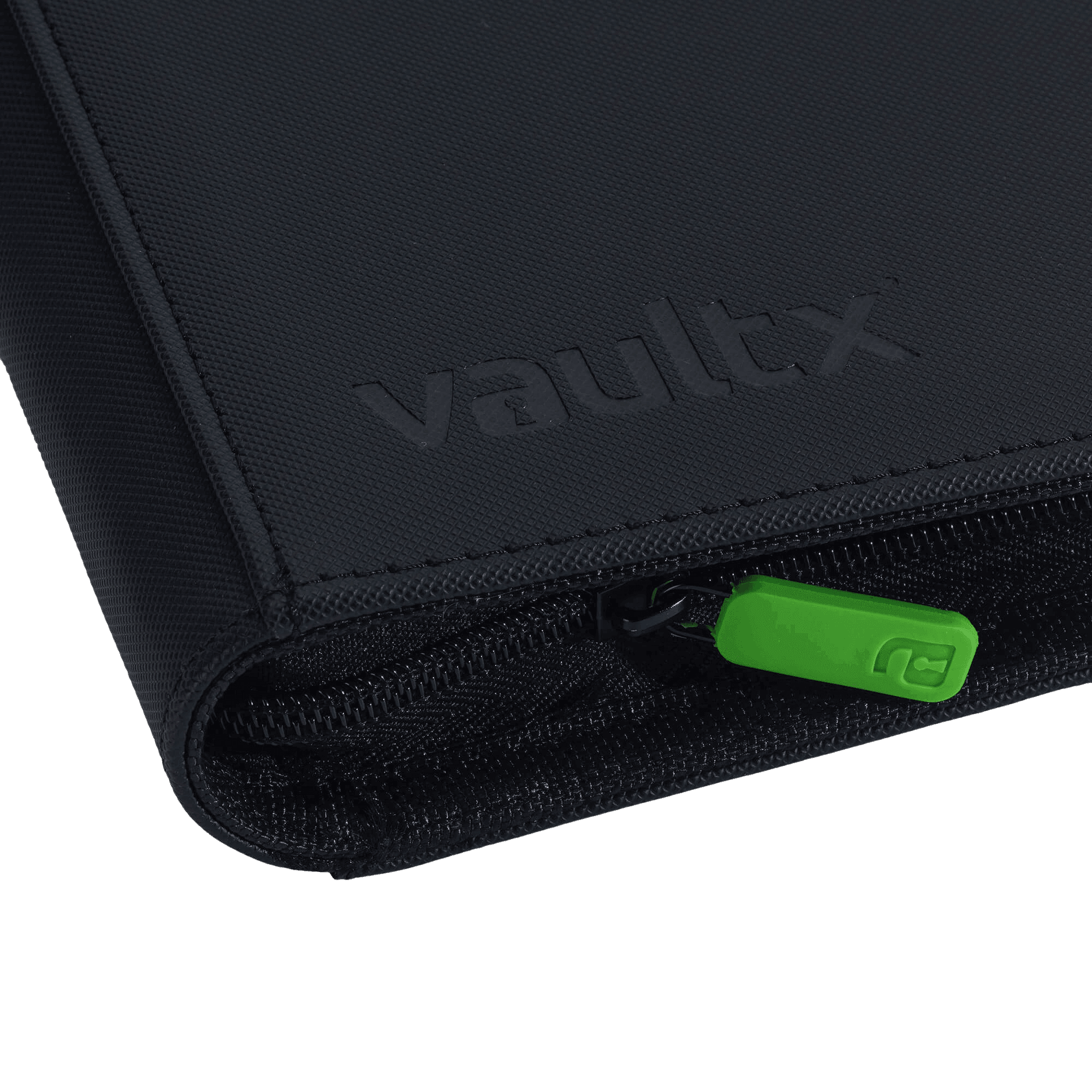 Vault X 4-Pocket Exo-Tec® Zip Binder - Black - The Card Vault