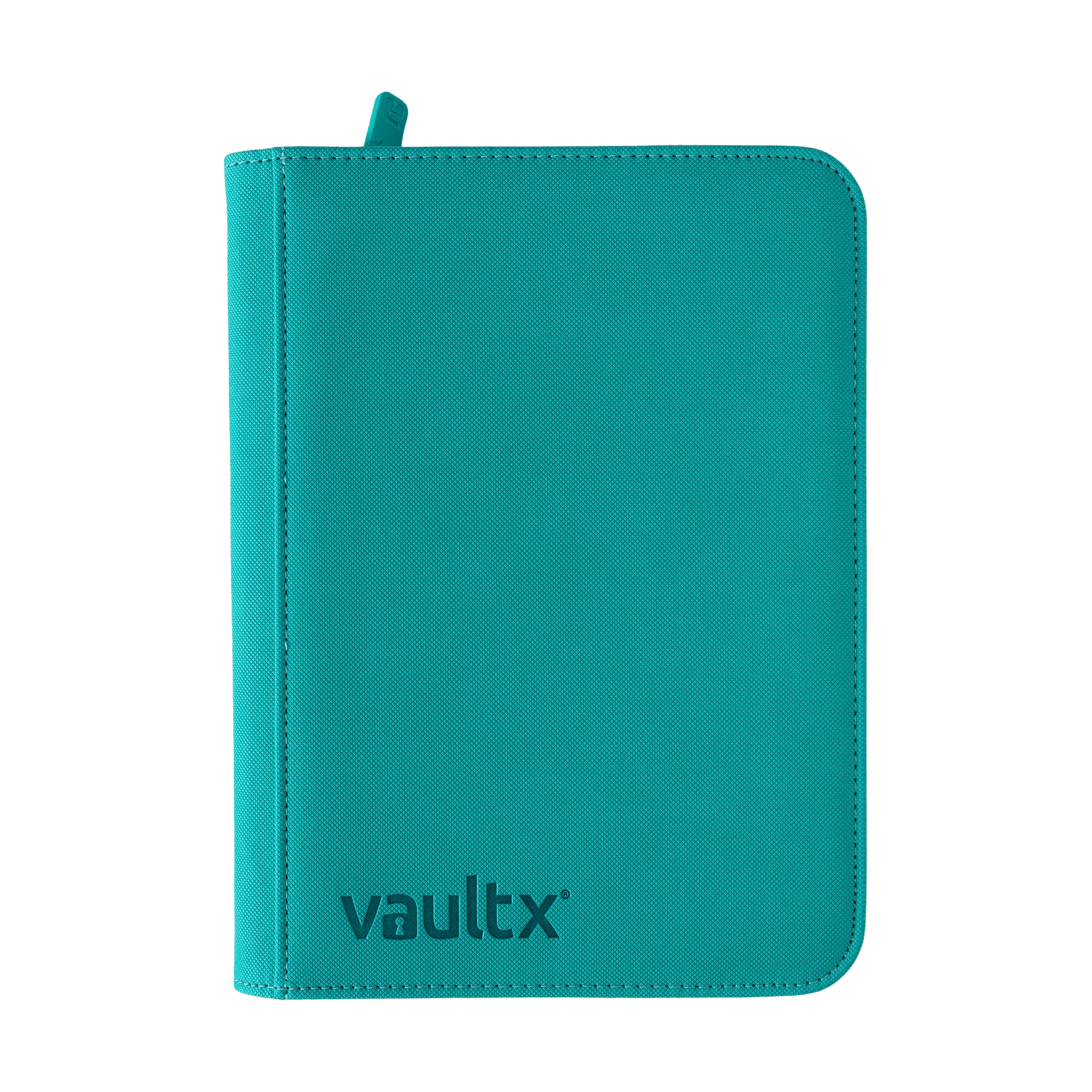 Vault X 4-Pocket Exo-Tec® Zip Binder - Teal - The Card Vault