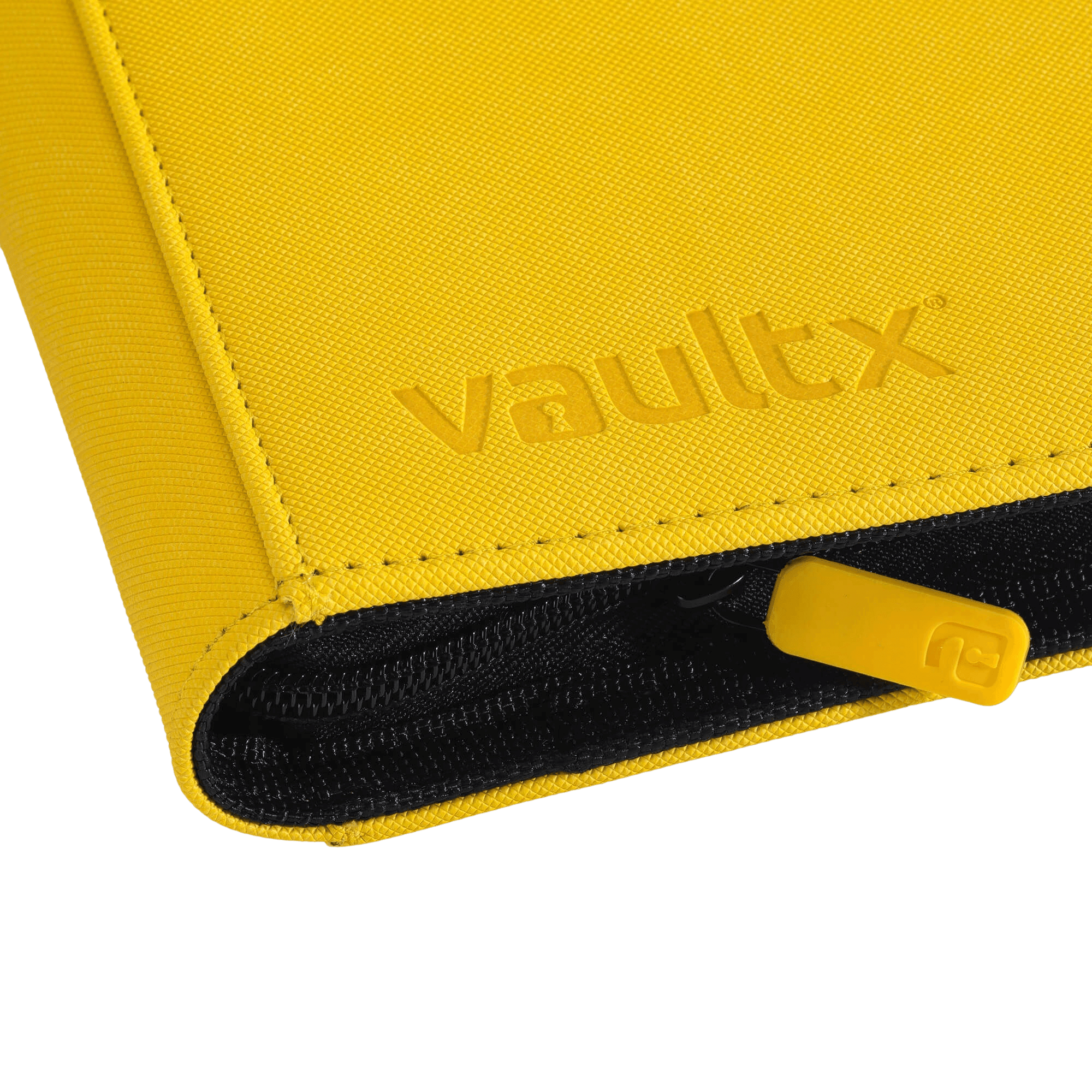 Vault X 4-Pocket Exo-Tec® Zip Binder - Yellow - The Card Vault