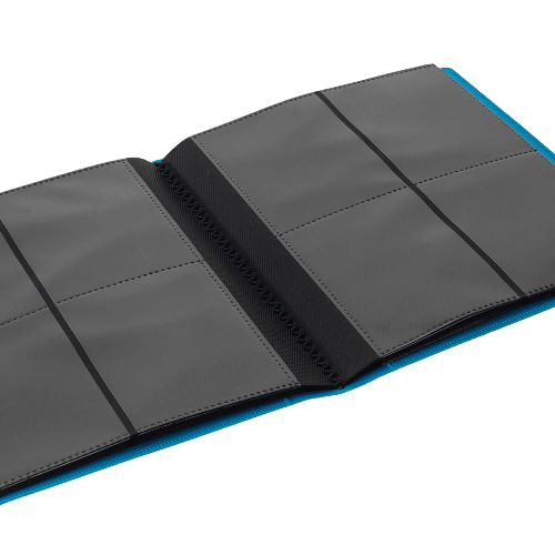Vault X 4-Pocket Strap Binder - Blue - The Card Vault