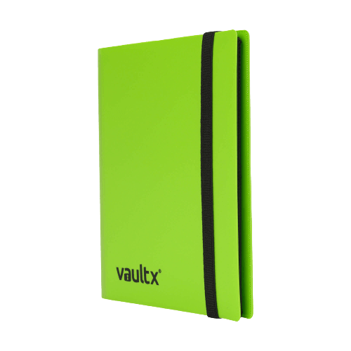 Vault X 4-Pocket Strap Binder - Green - The Card Vault