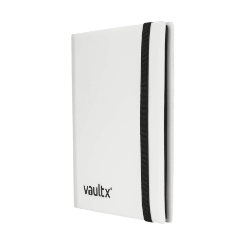 Vault X 4-Pocket Strap Binder - White - The Card Vault