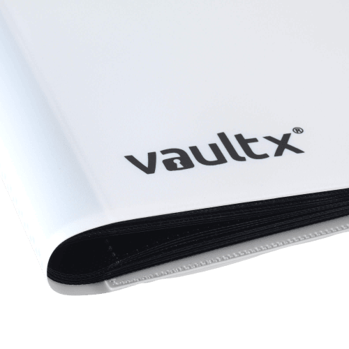 Vault X 4-Pocket Strap Binder - White - The Card Vault