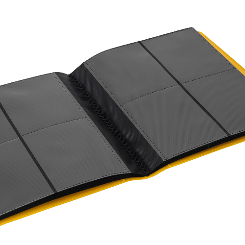 Vault X 4-Pocket Strap Binder - Yellow - The Card Vault
