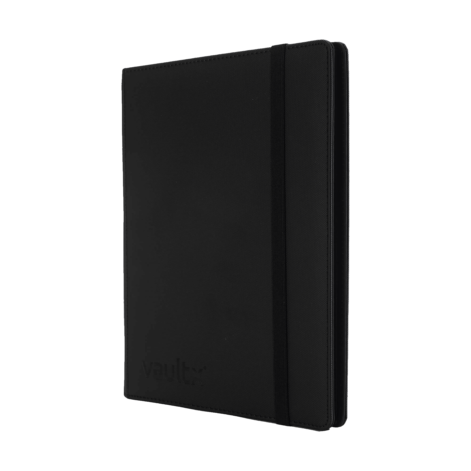 Vault X 9-Pocket Exo-Tec® Strap Binder - Black - The Card Vault