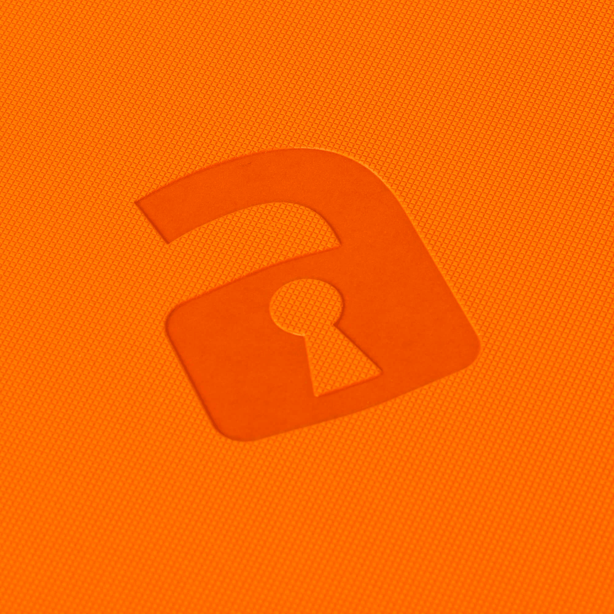 Vault X 9-Pocket Exo-Tec® Zip Binder - Just Orange - The Card Vault