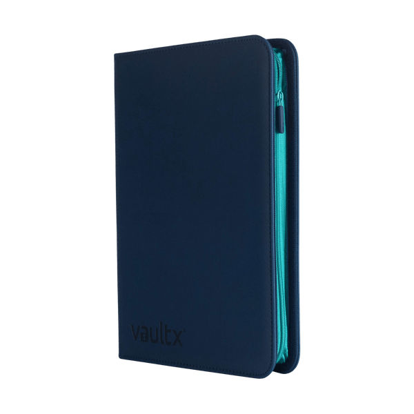 Vault X 9-Pocket Exo-Tec® Zip Binder - SWSH10 - Blue - The Card Vault