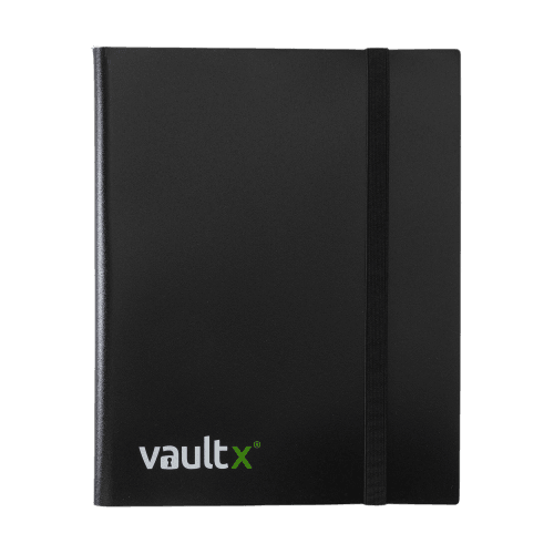 Vault X 9-Pocket Strap Binder - Black - The Card Vault