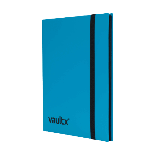Vault X 9-Pocket Strap Binder - Blue - The Card Vault