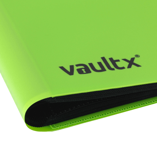 Vault X 9-Pocket Strap Binder - Green - The Card Vault