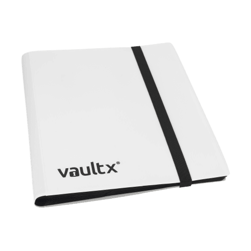 Vault X 9-Pocket Strap Binder - White - The Card Vault