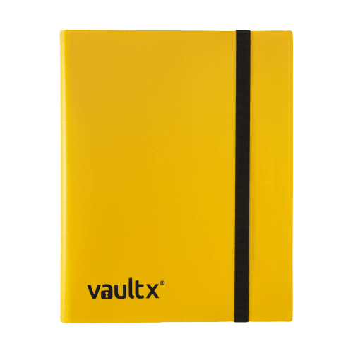 Vault X 9-Pocket Strap Binder - Yellow - The Card Vault