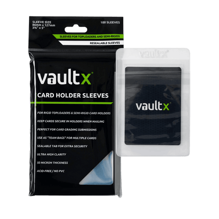 Vault X Card Holder Sleeves (100 Pack) - The Card Vault