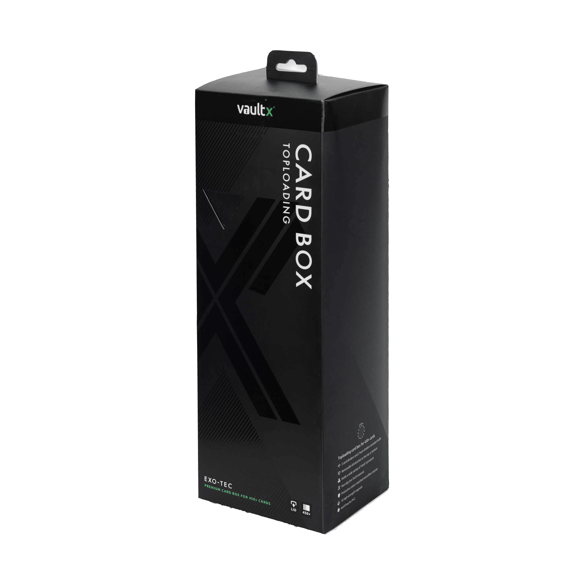 Vault X - Exo-Tec® Card Box 450+ - Black - The Card Vault
