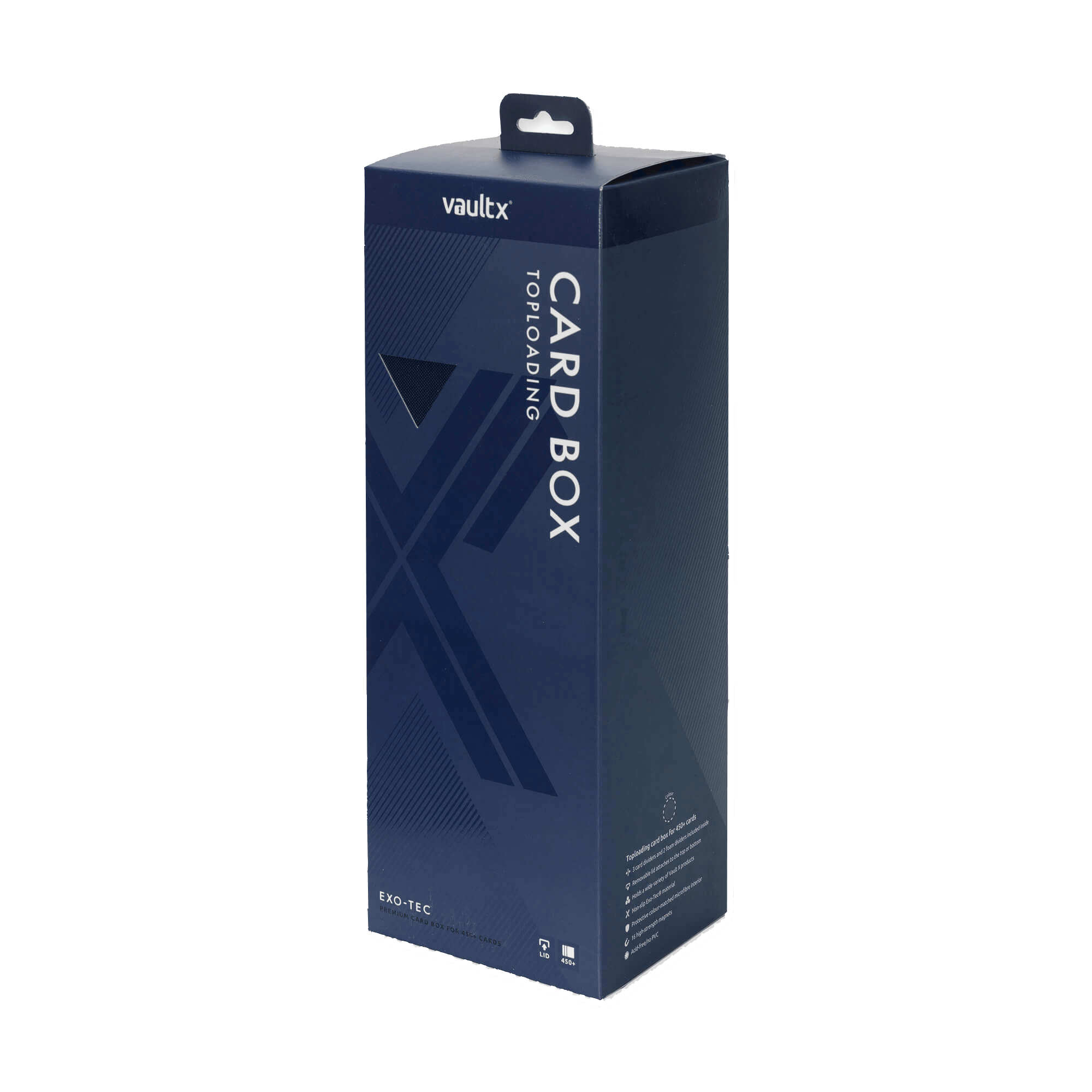 Vault X - Exo-Tec® Card Box 450+ - Blue - The Card Vault