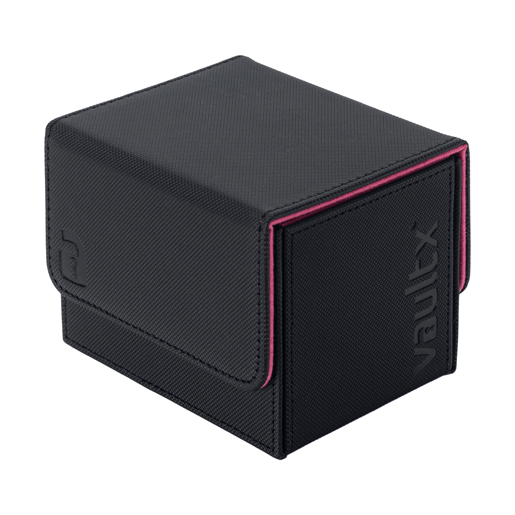 Vault X - Exo-Tec® Sideloading Deck Box 100+ - Black/Electric Pink - The Card Vault