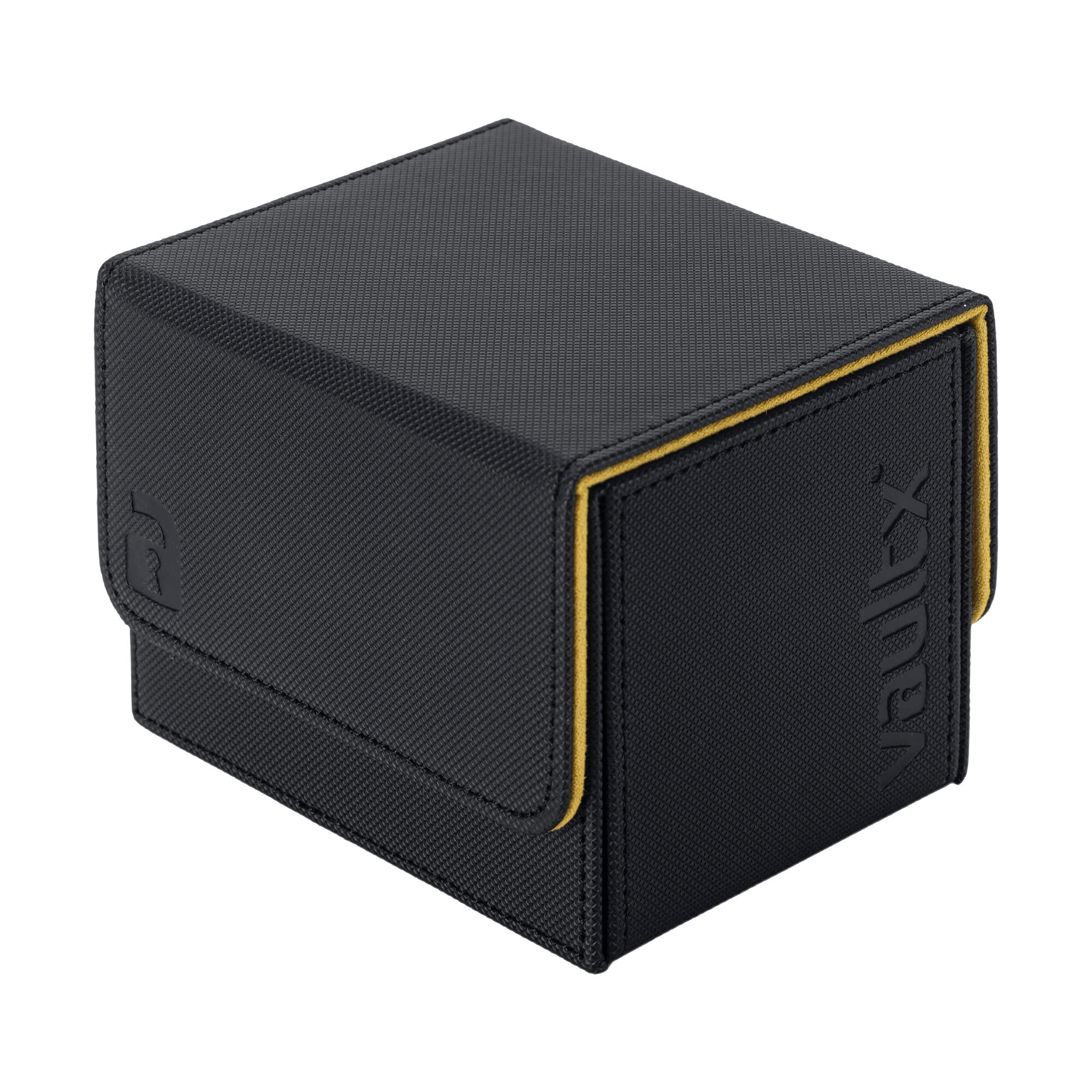 Vault X - Exo-Tec® Sideloading Deck Box 100+ - Black/Electric Yellow - The Card Vault