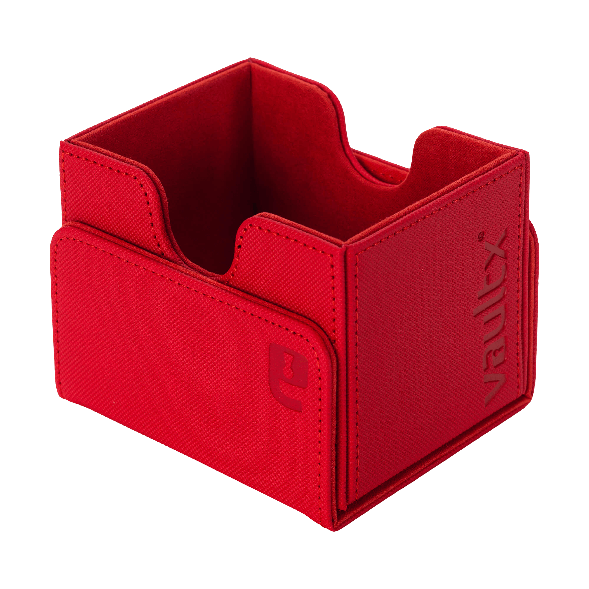 Vault X - Exo-Tec® Sideloading Deck Box 100+ - Red - The Card Vault