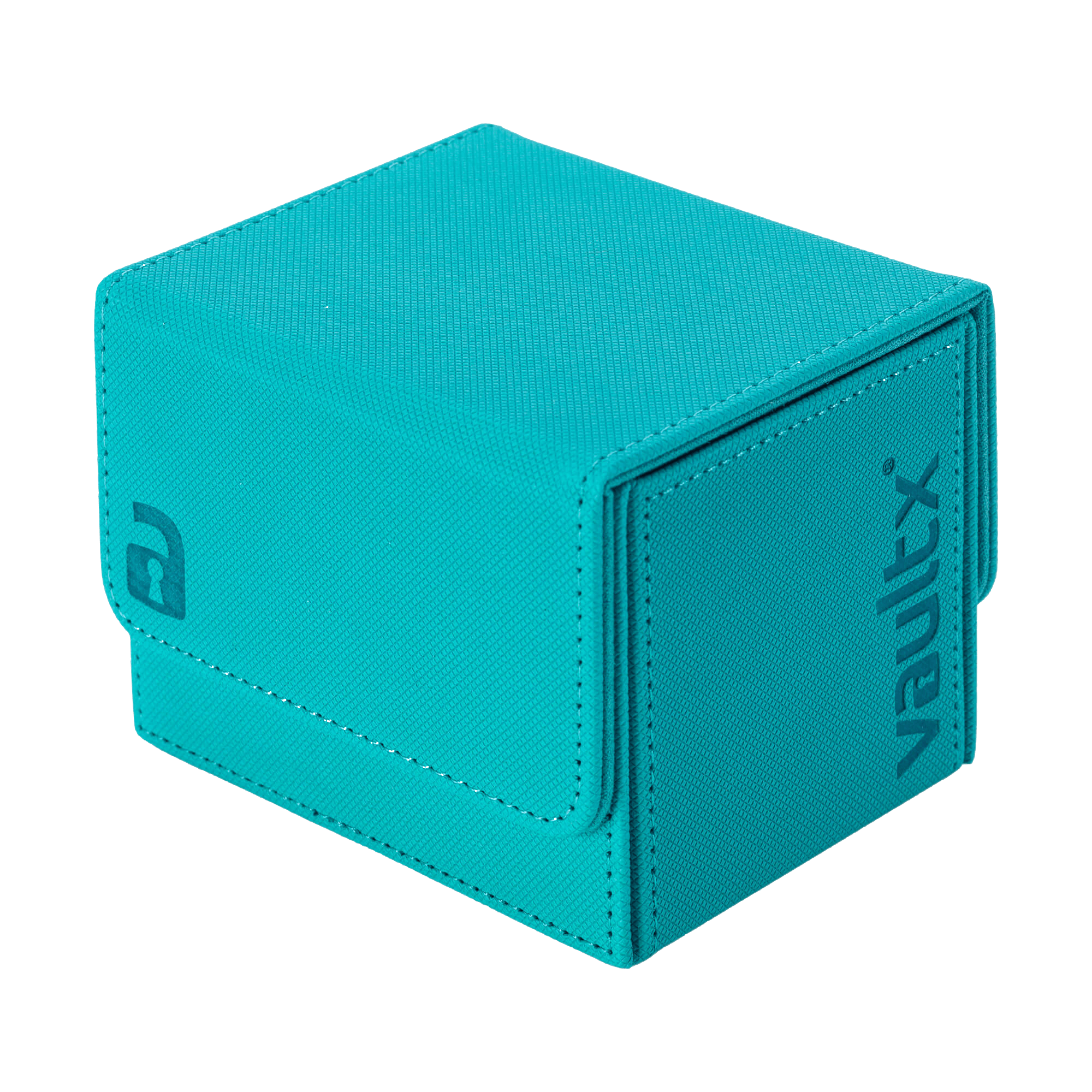 Vault X - Exo-Tec® Sideloading Deck Box 100+ - Teal - The Card Vault