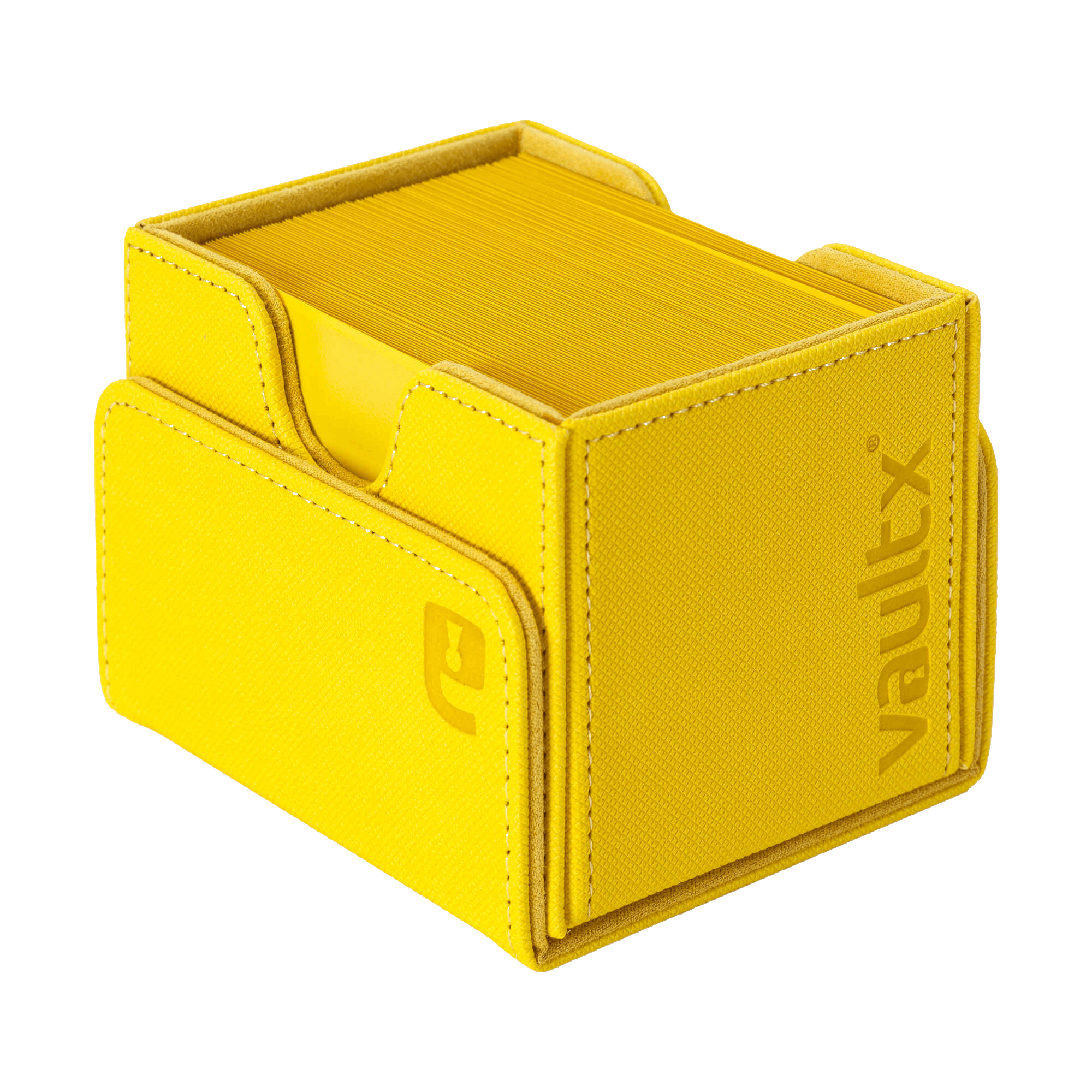 Vault X - Exo-Tec® Sideloading Deck Box 100+ - Yellow - The Card Vault