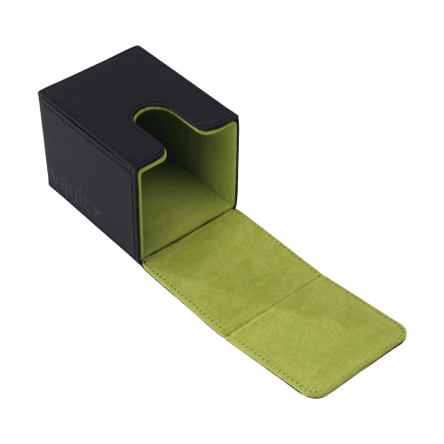 Vault X - Large Exo-Tec® Deck Box - Black/Electric Green - The Card Vault