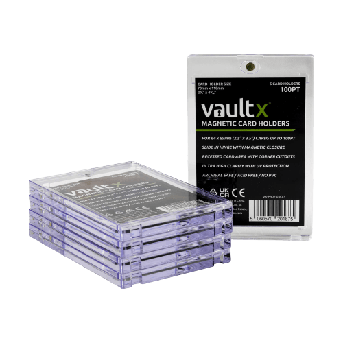 Vault X Magnetic Card Holders 100pt (5 Pack) - The Card Vault