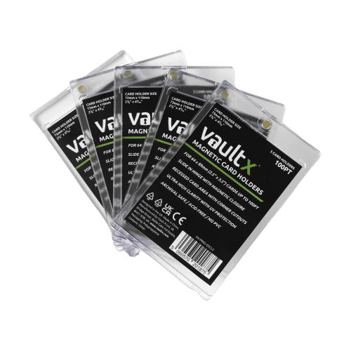 Vault X Magnetic Card Holders 100pt (5 Pack) - The Card Vault