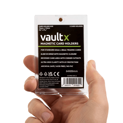 Vault X Magnetic Card Holders 75pt (5 Pack) - The Card Vault