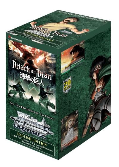 Weiss Schwarz - Attack on Titan Vol. 2 - Booster Box (20 Packs) - The Card Vault
