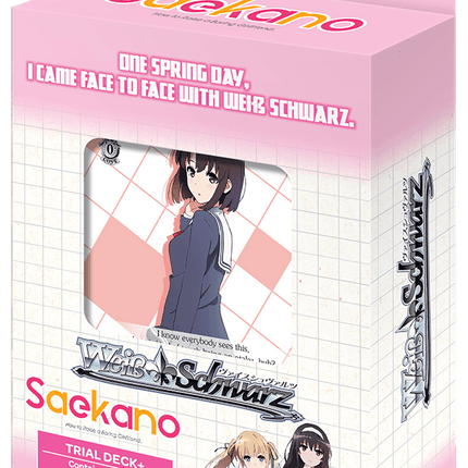 Weiss Schwarz - Saekano: How to Raise a Boring Girlfriend - Trial Deck+ - The Card Vault