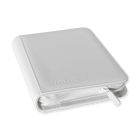 Vault X - 4-Pocket Exo-Tec® Zip Binder - White Edition