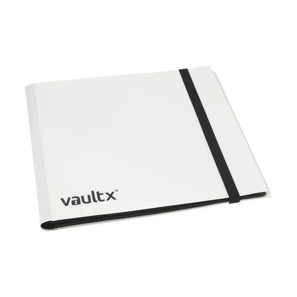 Vault X - 12-Pocket Strap Binder - White