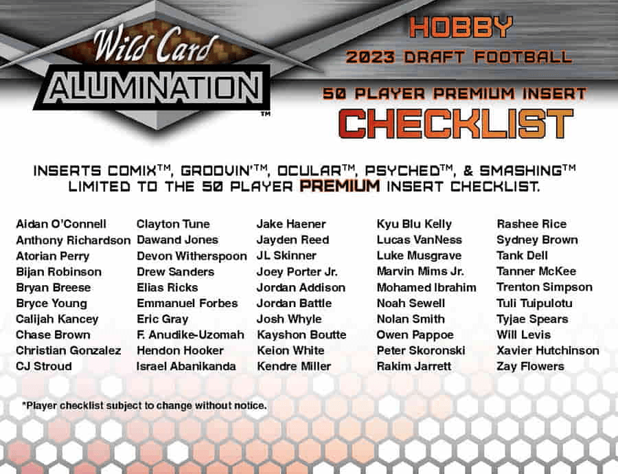 Wild Card - 2023 Alumination Draft Pick American Football (NFL) - Hobby Box - The Card Vault