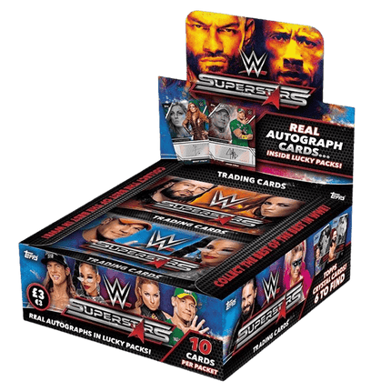 WWE Superstars - 2021 Booster Box (20 Packs) - The Card Vault