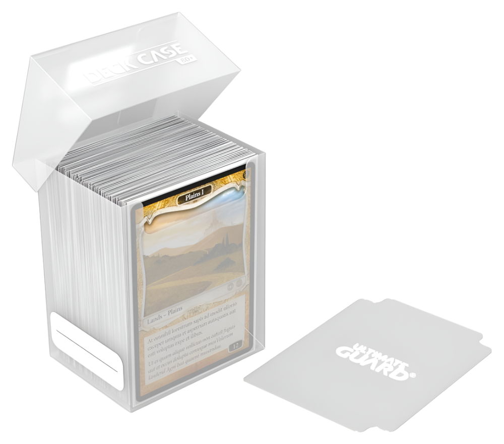 Ultimate Guard - 80+ Deck Case - Transparent