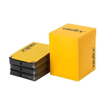 Vault X - Large Deck Box With 150 Sleeves - Yellow